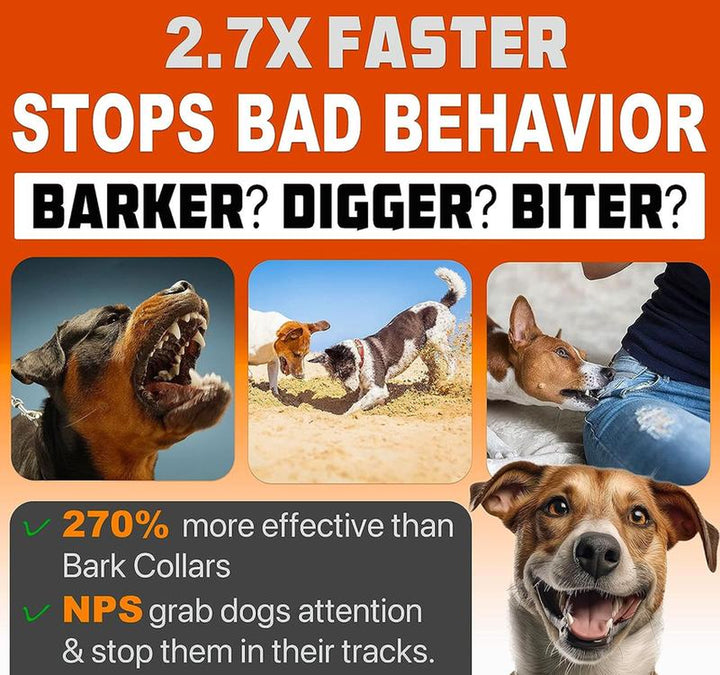 Ultimate Dog Bark Deterrent - Ultrasonic Device for Easy Behavior Correction - No Yelling or Swatting Needed!