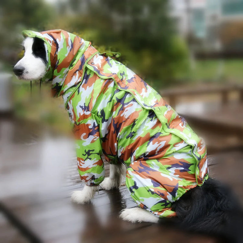 Stay Stylish and Dry: Ultimate Waterproof Dog Raincoat Jumpsuit!