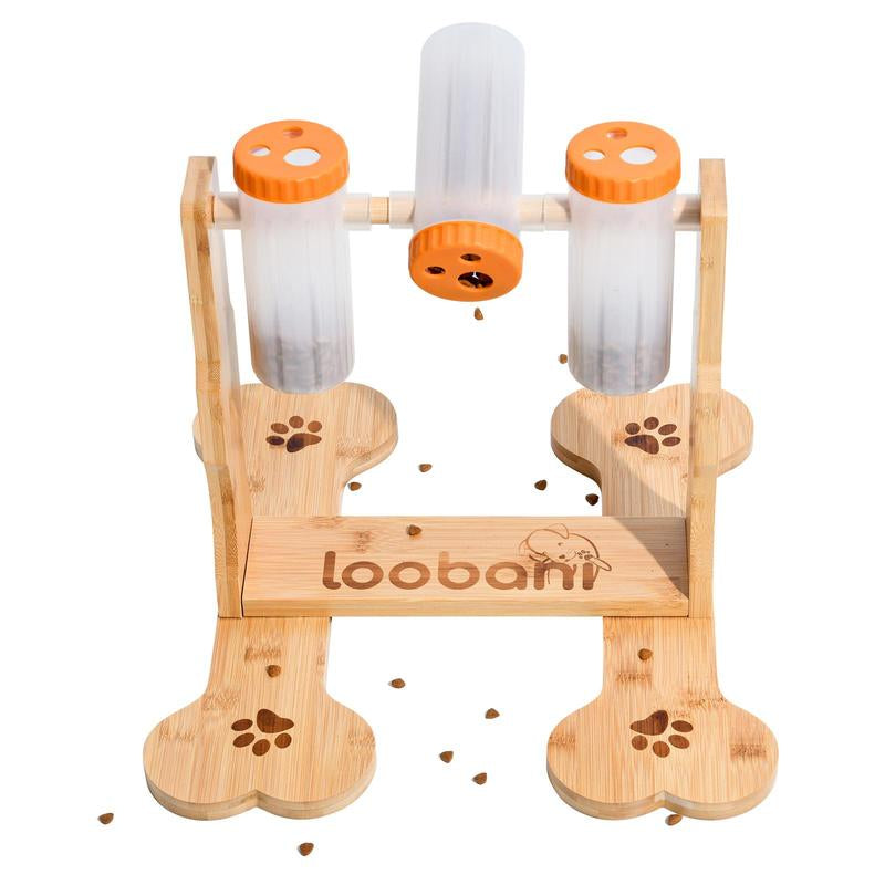 Interactive Dog Food Puzzle Toy - Adjustable Height IQ Training & Slow Feeder for All Dog Sizes