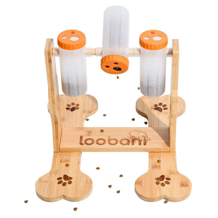 Interactive Dog Food Puzzle Toy - Adjustable Height IQ Training & Slow Feeder for All Dog Sizes