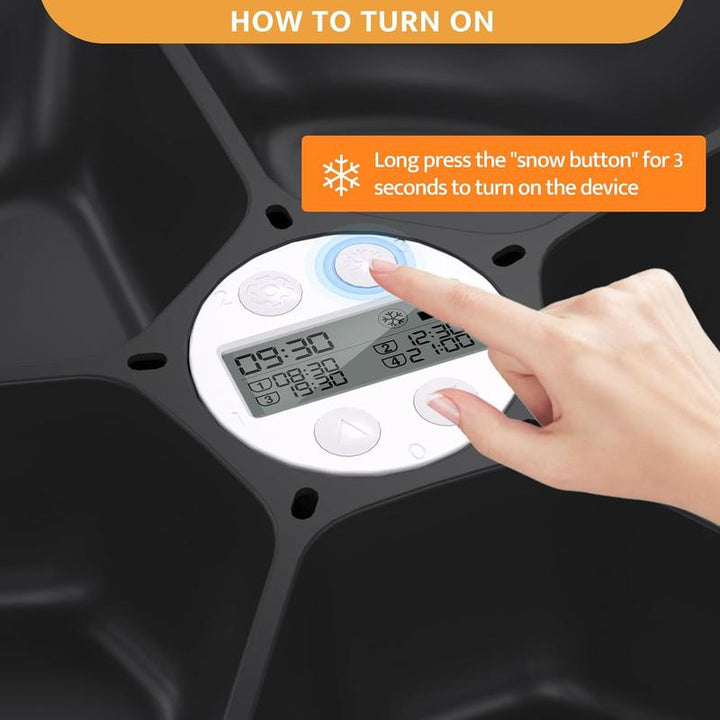 Ubpet Automatic Cat Feeder for Wet & Dry Food, 5-Meal Digital Dispenser with Semiconductor Cooling, 3 Cooling Modes, 24-Hour Freshness, Timed Feeding