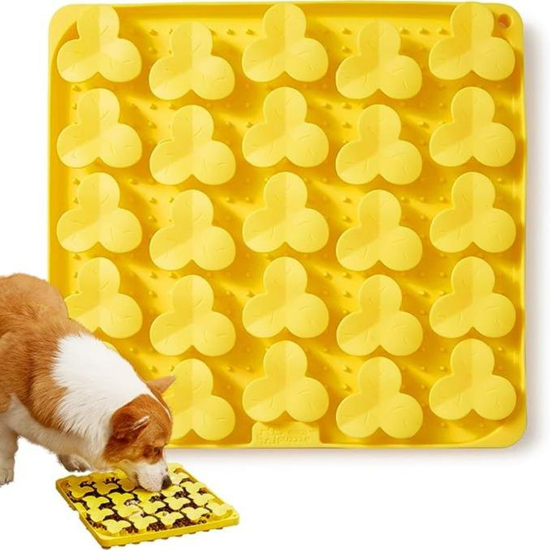 Interactive Silicone Lick Mat & Snuffle Mat for Dogs and Cats - Slow Feeder with Suction Cups, Dishwasher Safe, Perfect for Enrichment Feeding!