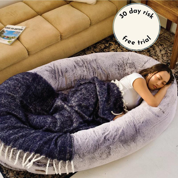 Plufl World'S First HUMAN DOG BED - Premium Adult Sized Bed for Relaxation - as Seen on Shark Tank