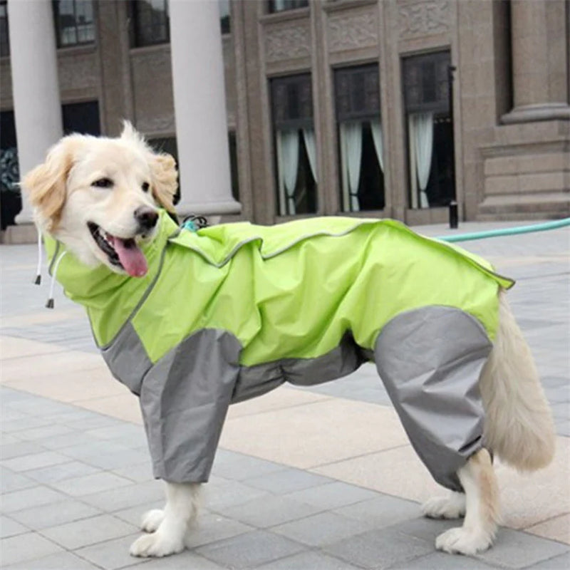 Stay Stylish and Dry: Ultimate Waterproof Dog Raincoat Jumpsuit!