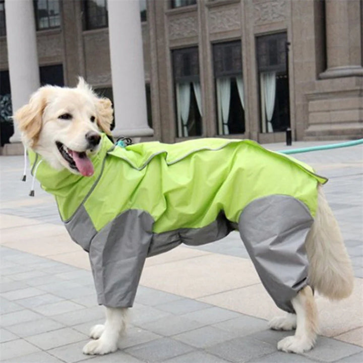 Stay Stylish and Dry: Ultimate Waterproof Dog Raincoat Jumpsuit!