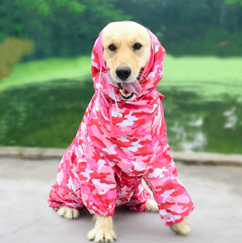 Stay Stylish and Dry: Ultimate Waterproof Dog Raincoat Jumpsuit!