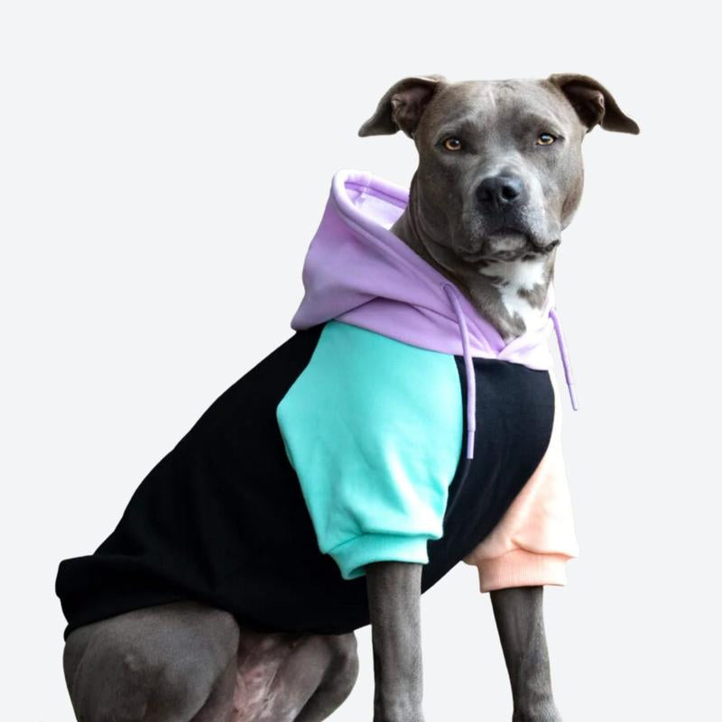 Spark Paws Premium Color Block Dog Hoodies - Ultra Soft, Cozy Fleece for All Breeds!