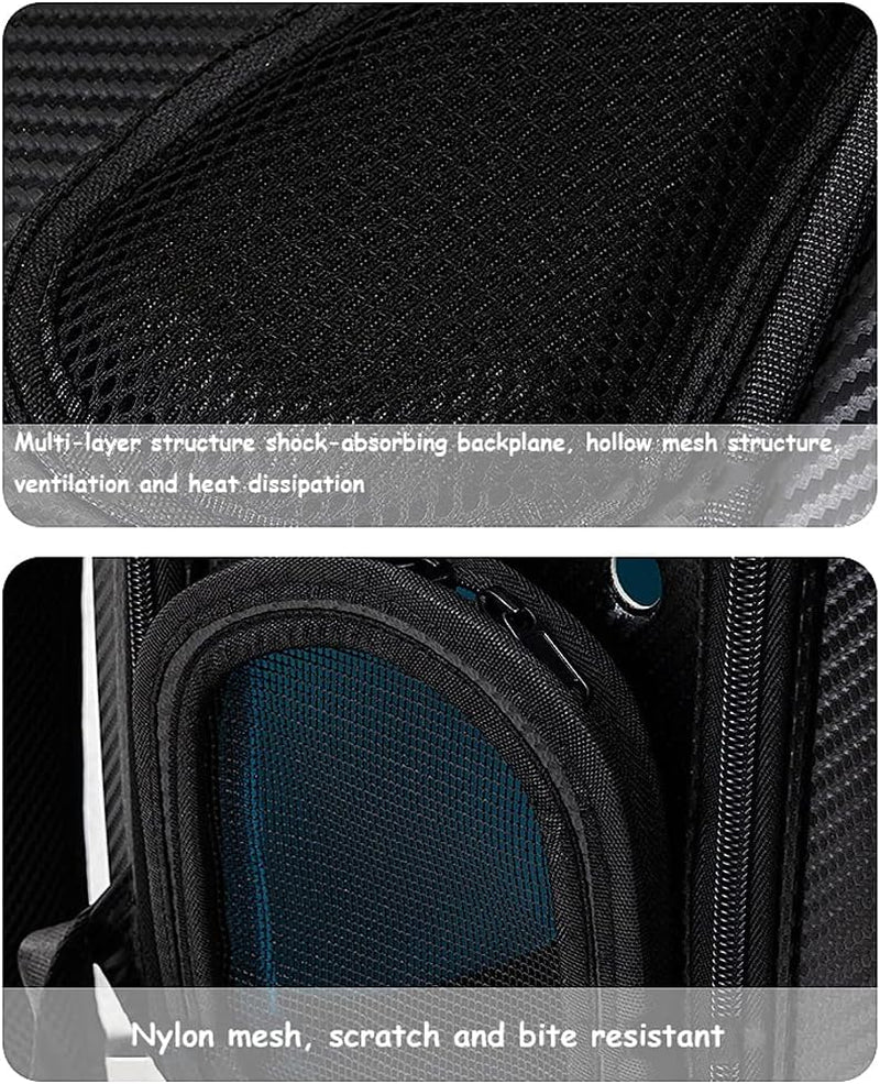 Red Portable Pet Carry Bag - Large Capacity Space Capsule for Cats & Dogs - Ideal for Outdoor Adventures