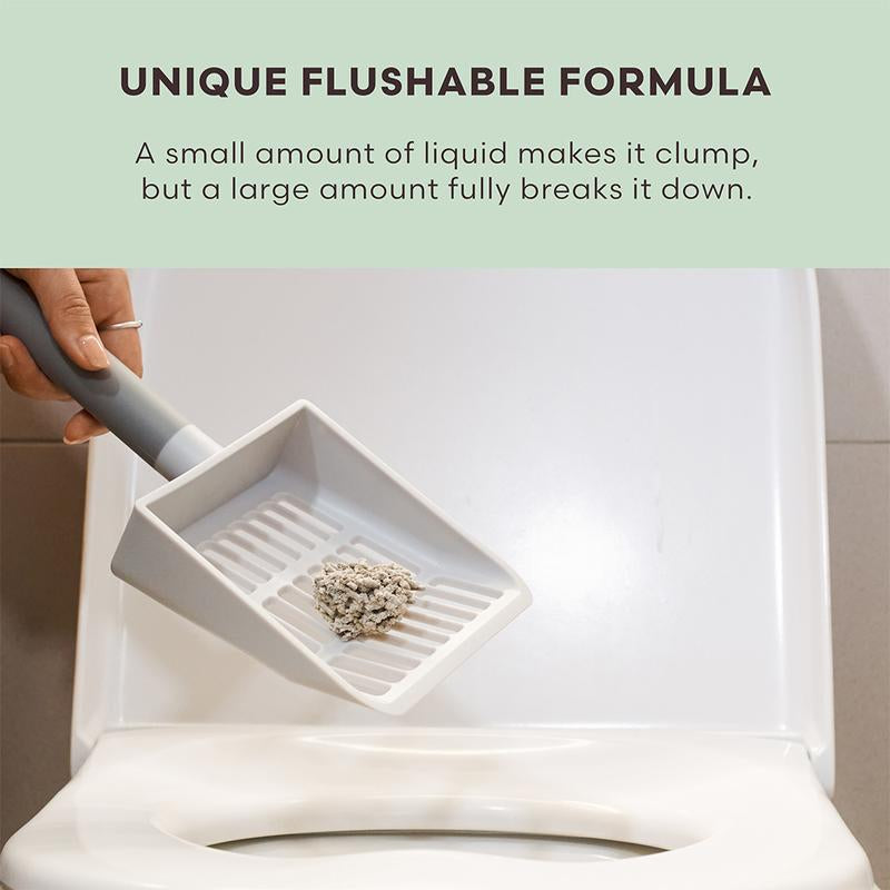Really Great Cat Litter - Eco-Friendly Low-Tracking Tofu Pellets, Flushable, Clumping, Dust-Free with Superior Odor Control
