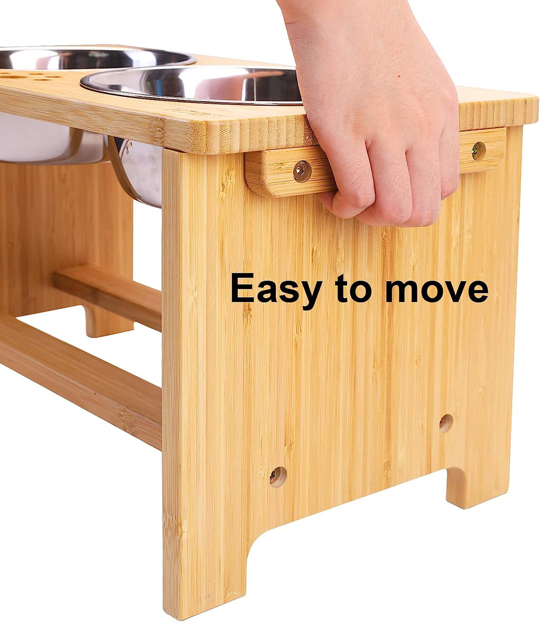 Elevated Dog Bowls with Stainless Steel - Ideal Feeding Stand for All Dog Sizes!