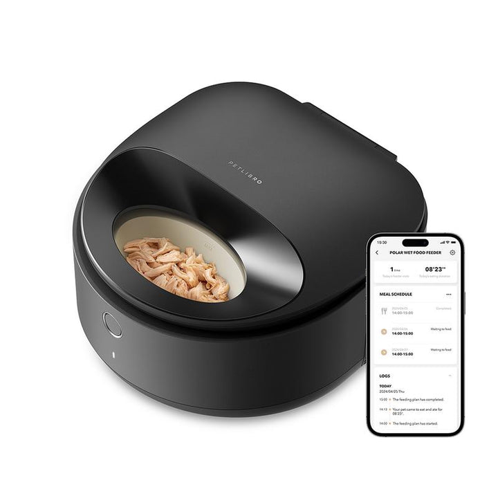PETLIBRO Automatic Cat Feeder, Refrigerated Wet Food Dispenser with Wifi Control, 3 Days Freshness, 3 Timed Meals, Quick Cooling Feeding