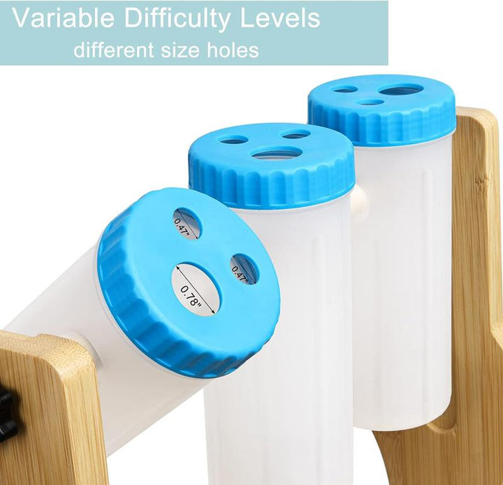 Interactive Dog Food Puzzle Toy - Adjustable Height IQ Training & Slow Feeder for All Dog Sizes