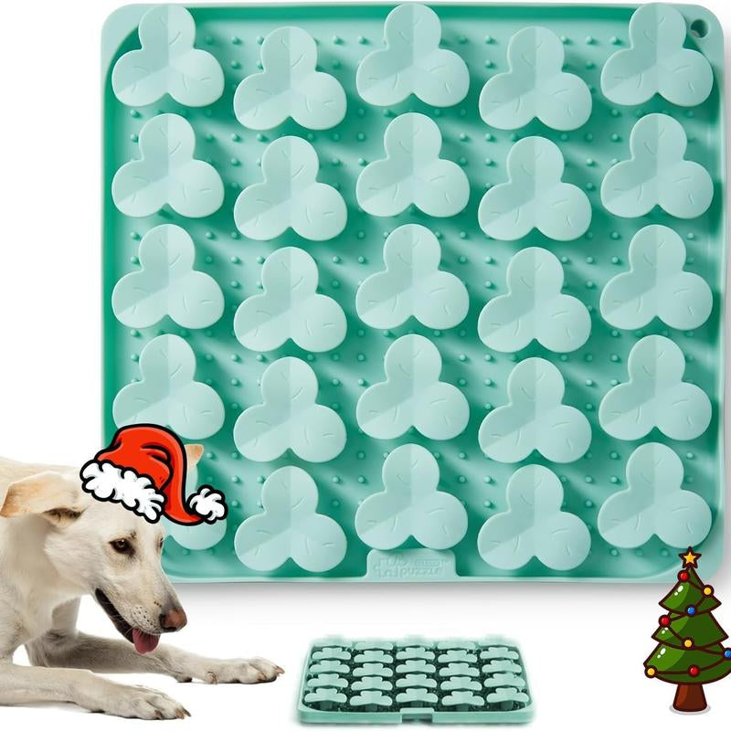 Interactive Silicone Lick Mat & Snuffle Mat for Dogs and Cats - Slow Feeder with Suction Cups, Dishwasher Safe, Perfect for Enrichment Feeding!
