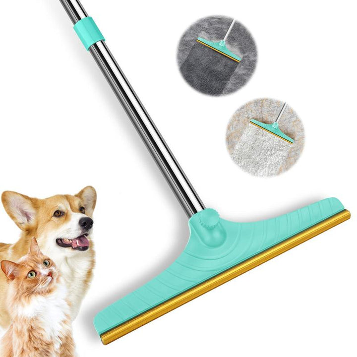 Ultimate Cat Hair Remover - Adjustable Pet Cleaning Brush with Hanging Ring for Effortless Pet Grooming and Carpet Care
