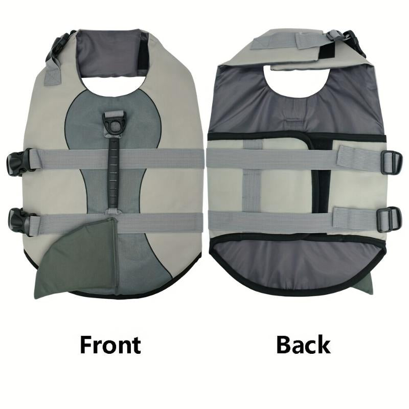 Adventure Edge1 Shark & Mermaid Dog Life Jacket - Adjustable Safety Vest for Small Dogs, Ideal for Summer Fun!