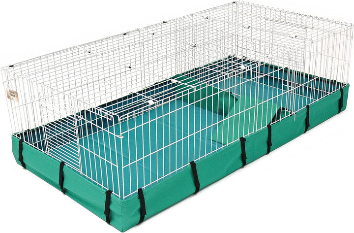Spacious Mid West Homes for Pets Guinea Habitat Plus Cage with Top Panel - Ideal for Guinea Pigs (47"L x 24"W x 14"H)
