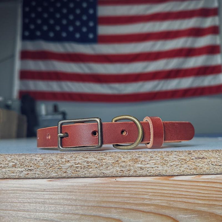 Premium Leather Dog Collar - Stylish & Durable for Your Beloved Pet