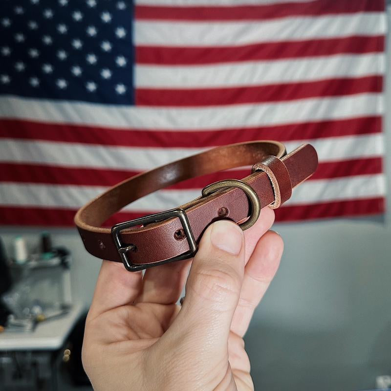 Premium Leather Dog Collar - Stylish & Durable for Your Beloved Pet