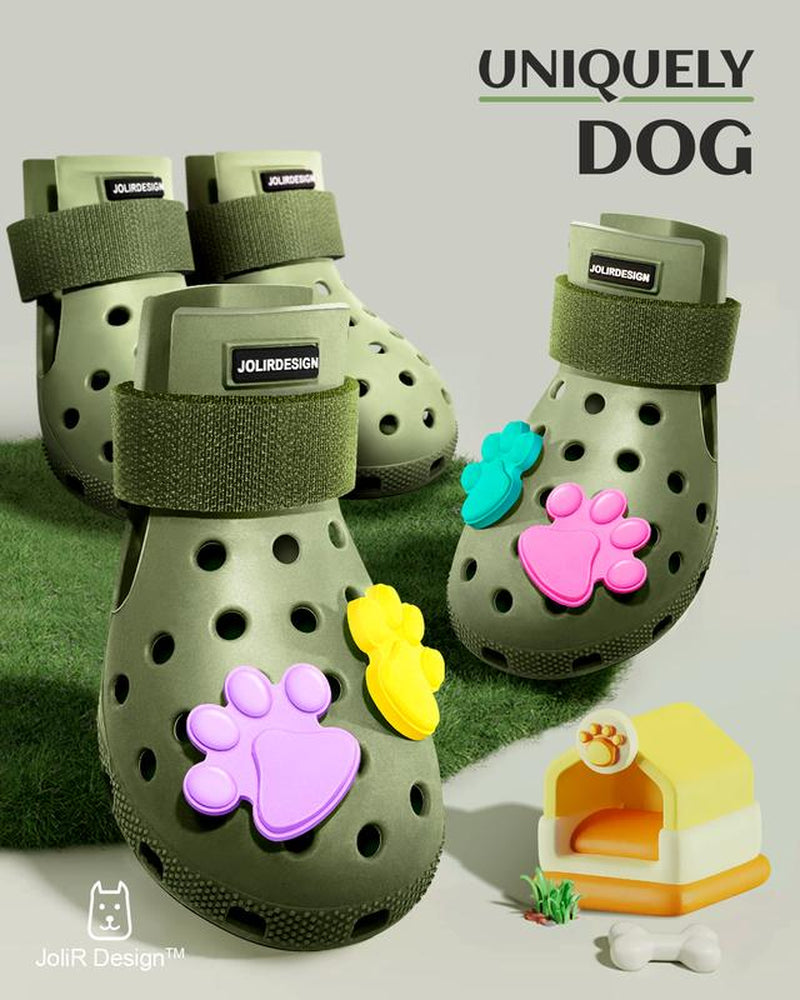 Ultimate Dog Boots for All Seasons - Non-Slip, Waterproof Paw Protectors for Small, Medium & Large Dogs - Easy On/Off, Perfect for Hot Pavement, Beach & Snow