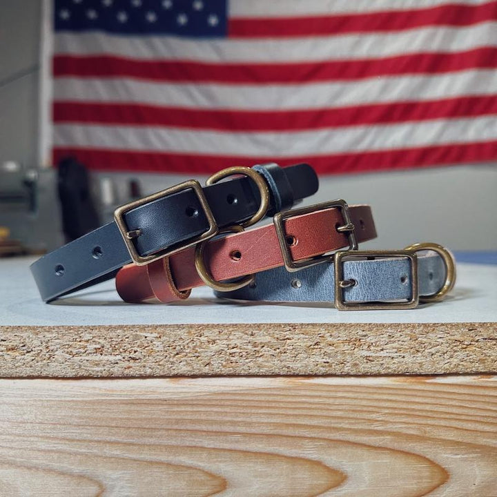 Premium Leather Dog Collar - Stylish & Durable for Your Beloved Pet