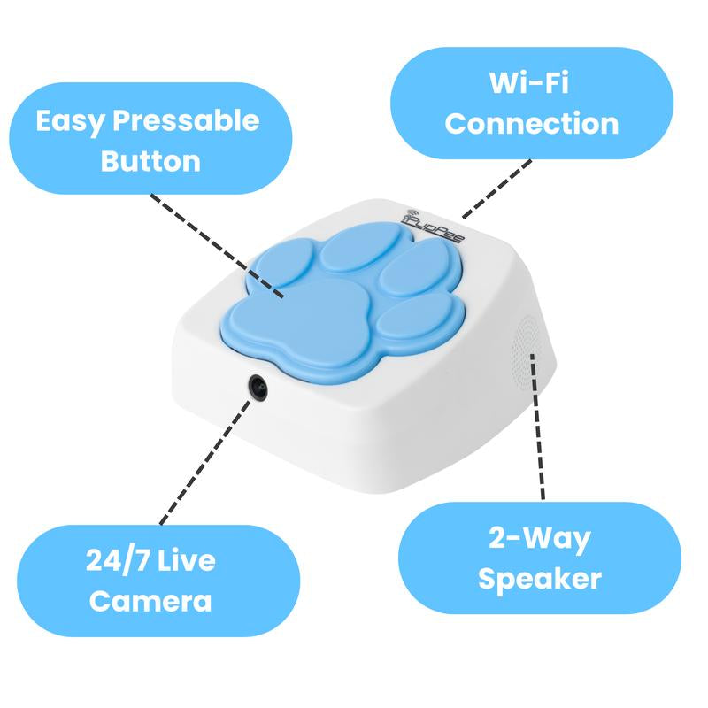 Service Dog Medical Alert Training Device with Instant Alerts & Live Camera Feed