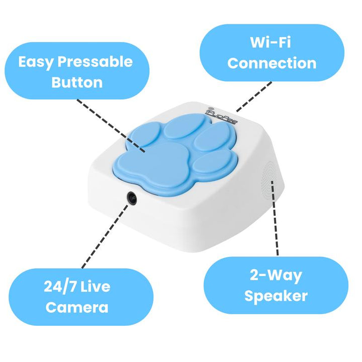 Service Dog Medical Alert Training Device with Instant Alerts & Live Camera Feed