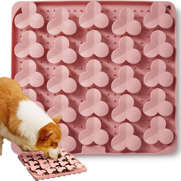 Interactive Silicone Lick Mat & Snuffle Mat for Dogs and Cats - Slow Feeder with Suction Cups, Dishwasher Safe, Perfect for Enrichment Feeding!