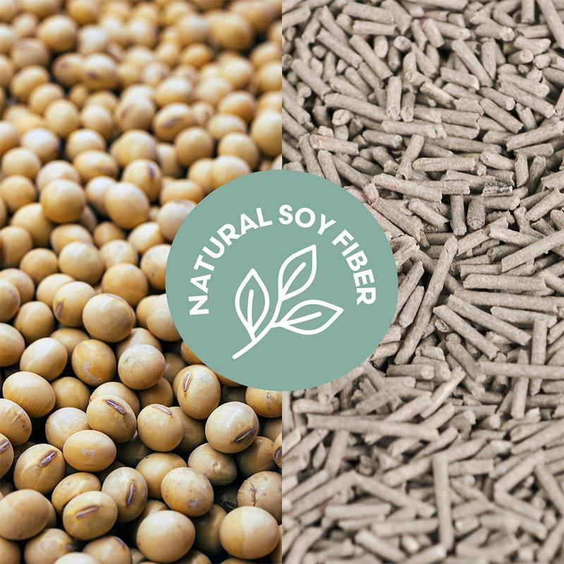 Really Great Cat Litter - Eco-Friendly Low-Tracking Tofu Pellets, Flushable, Clumping, Dust-Free with Superior Odor Control