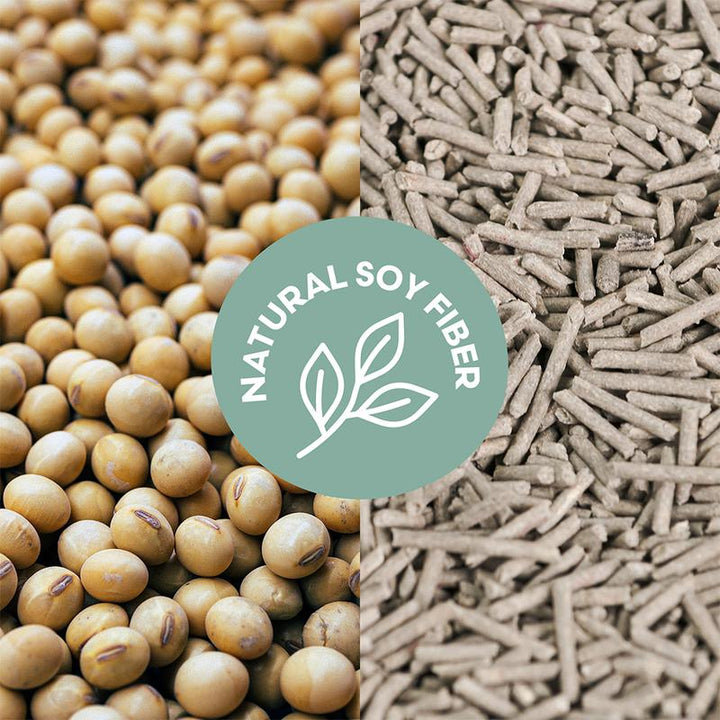 Really Great Cat Litter - Eco-Friendly Low-Tracking Tofu Pellets, Flushable, Clumping, Dust-Free with Superior Odor Control