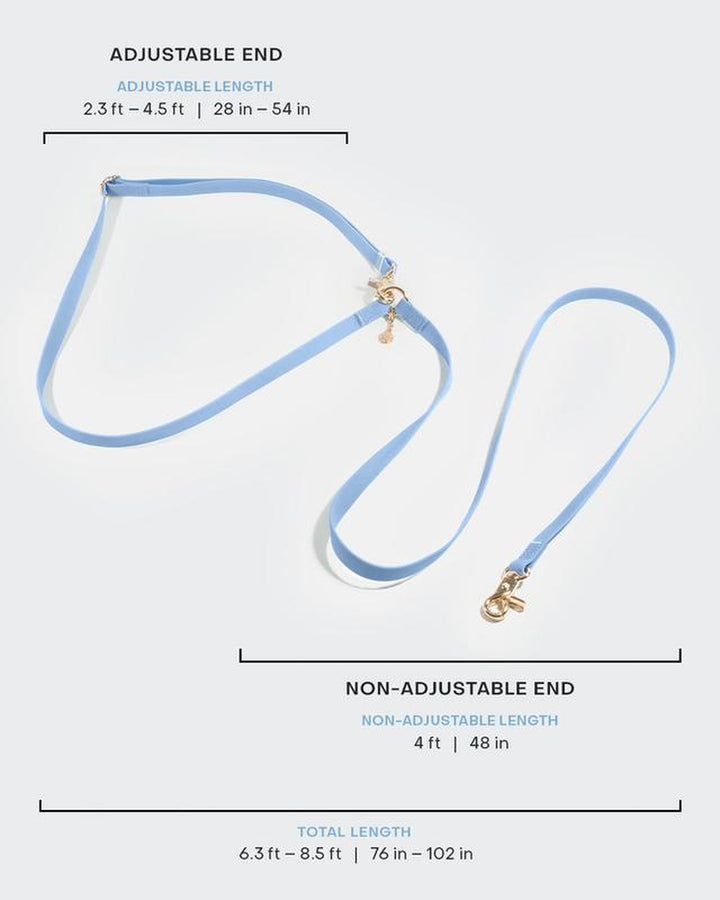 Lunar Glow 4-in-1 Hands-Free Cloud Dog Leash - 8.5 Ft Versatile Design for Ultimate Comfort and Control