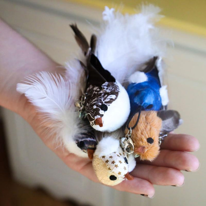 Whiskertons Interactive Bird Simulation Cat Toy Set - Realistic Fun for Your Feline Friend!