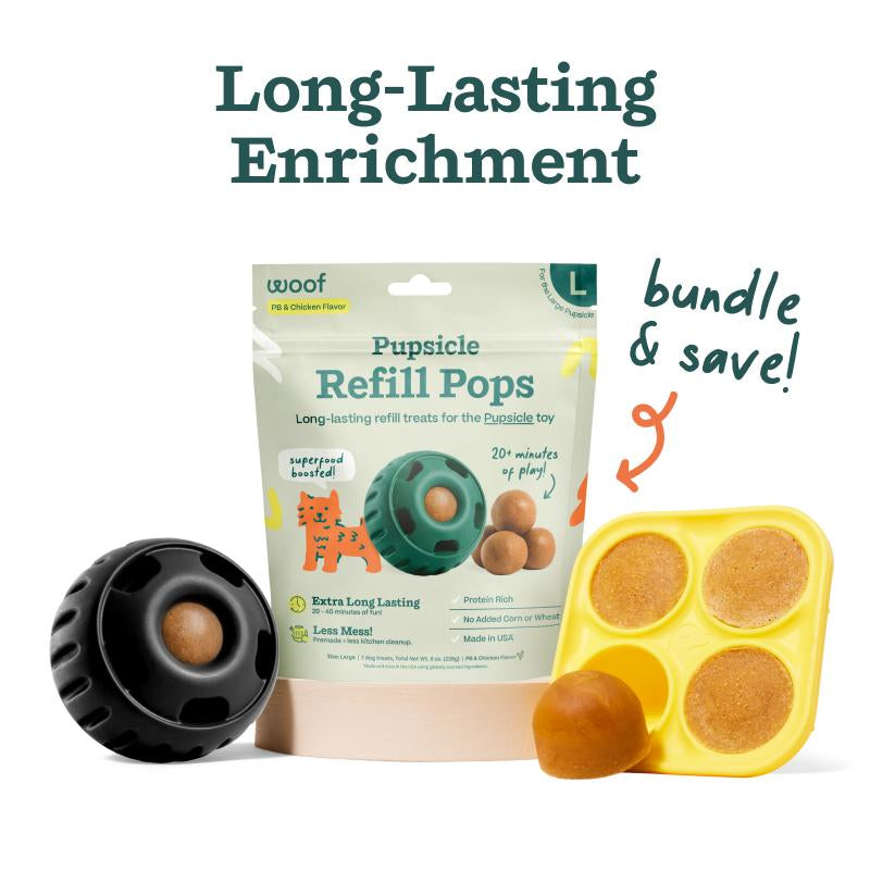 Pupsicle Starter Pack: Durable & Engaging Dog Toy for Endless Fun!