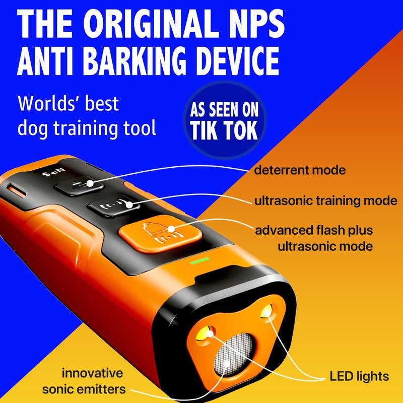 Ultimate Dog Bark Deterrent - Ultrasonic Device for Easy Behavior Correction - No Yelling or Swatting Needed!