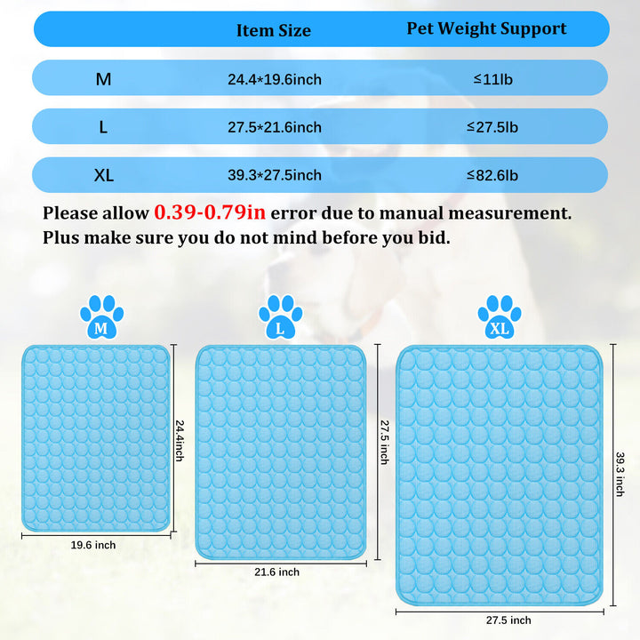 Ultimate Pet Cooling Mat - Keep Your Furry Friends Cool and Comfortable All Summer Long!