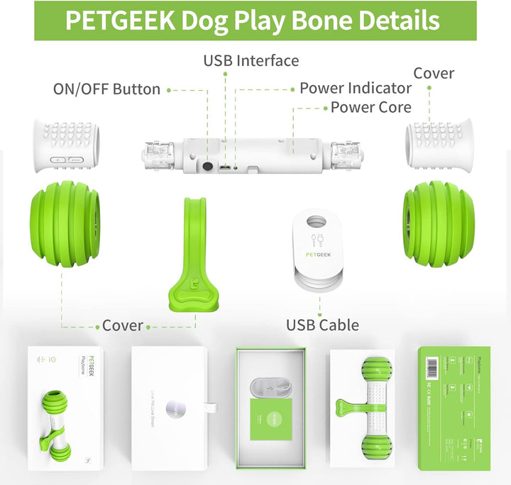 Engaging Automatic Dog Bone Toy - Smart Interactive Fun for Your Pet! Safe, Durable & Perfect for Boredom Busting!