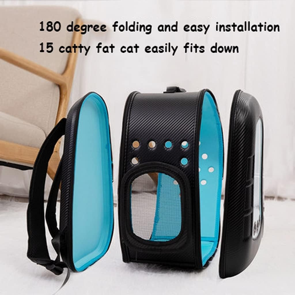 Red Portable Pet Carry Bag - Large Capacity Space Capsule for Cats & Dogs - Ideal for Outdoor Adventures