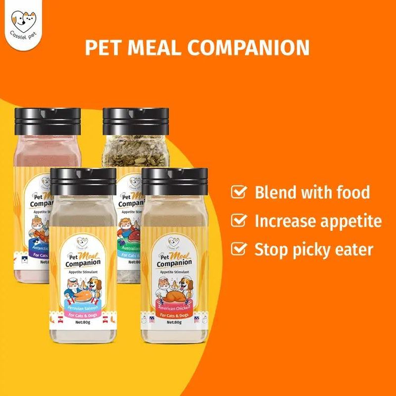 Cassiel Pet Natural Liver Chicken Beef Sprinkles Food Topper Supplement Appetite Booster for Dog Cat 80G