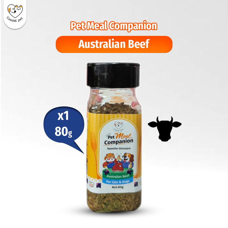 Cassiel Pet Natural Liver Chicken Beef Sprinkles Food Topper Supplement Appetite Booster for Dog Cat 80G