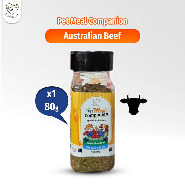 Cassiel Pet Natural Liver Chicken Beef Sprinkles Food Topper Supplement Appetite Booster for Dog Cat 80G