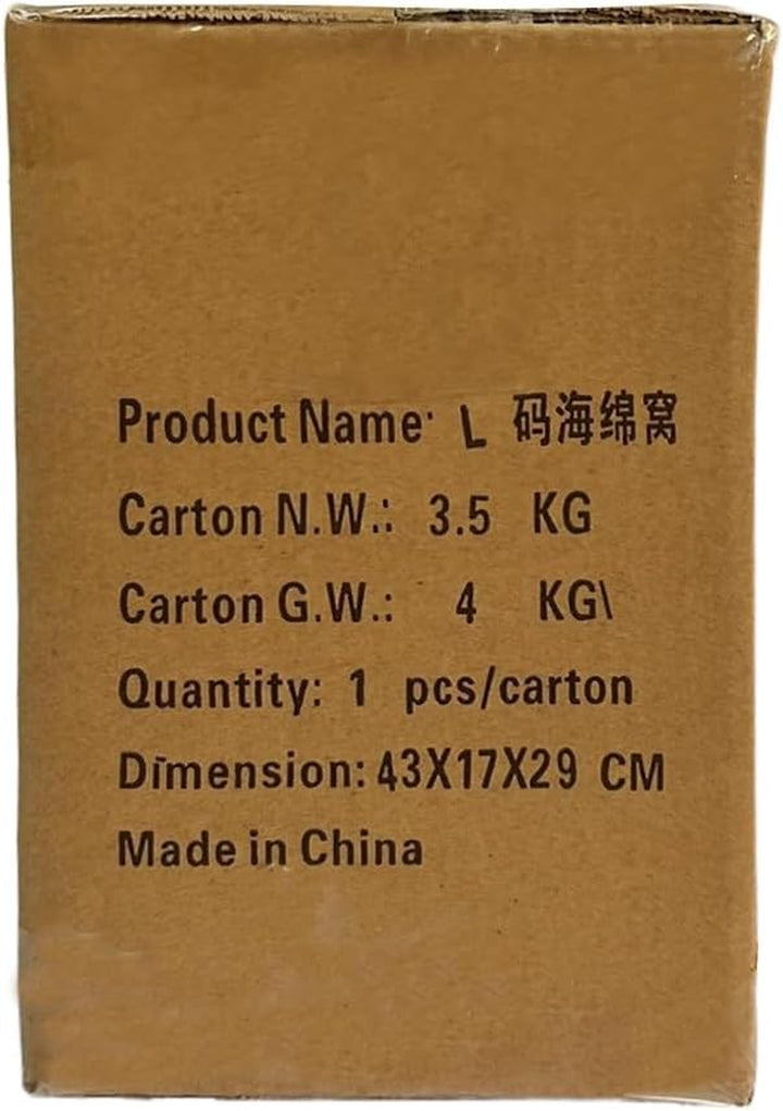 Deluxe Orthopedic Memory Foam Dog Bed with Removable Washable Cover & Free Squeaker Toy