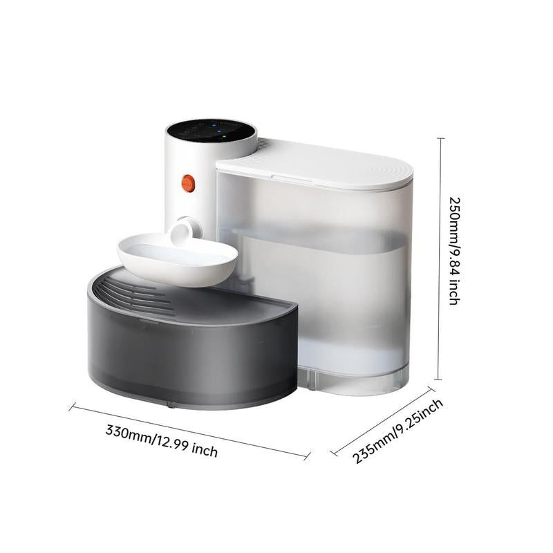 Ultimate Pet Water Fountain: Silent Gravity Smart Dispenser for Cats & Dogs - Healthy Hydration Made Easy!