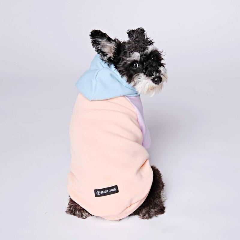 Spark Paws Premium Color Block Dog Hoodies - Ultra Soft, Cozy Fleece for All Breeds!