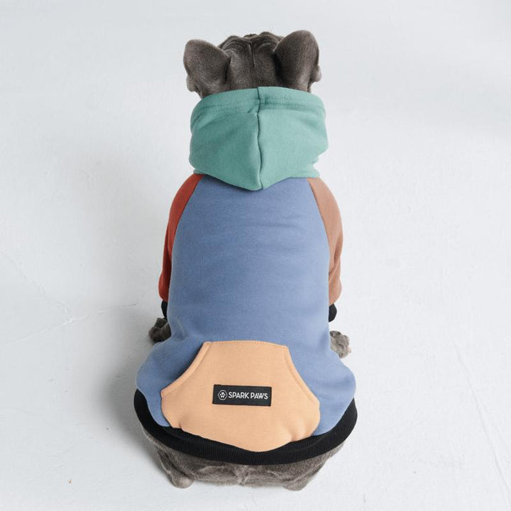 Spark Paws Premium Color Block Dog Hoodies - Ultra Soft, Cozy Fleece for All Breeds!