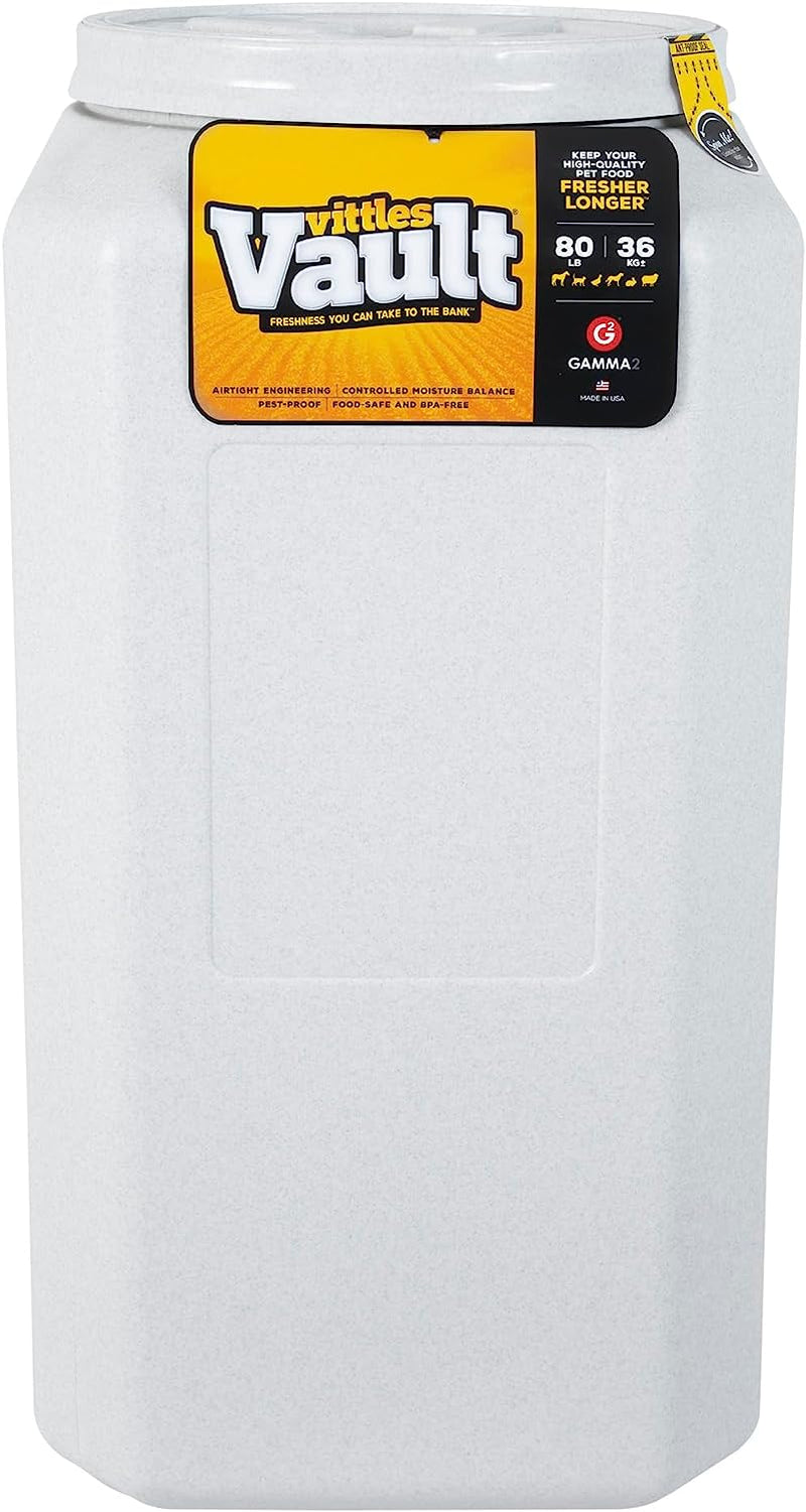 Vittles Vault Pet Food Storage Container - Airtight & Durable, Holds Up to 80 lbs, Perfect for Dogs & Cats, Made in the USA - [14"L X 28"H]