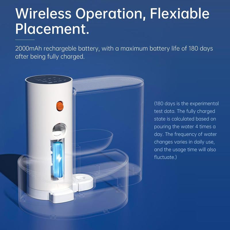 Ultimate Pet Water Fountain: Silent Gravity Smart Dispenser for Cats & Dogs - Healthy Hydration Made Easy!