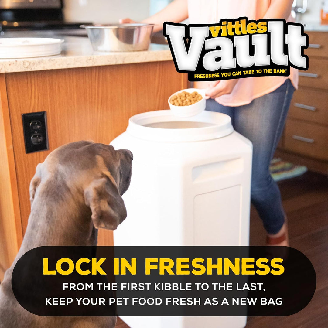Vittles Vault Pet Food Storage Container - Airtight & Durable, Holds Up to 80 lbs, Perfect for Dogs & Cats, Made in the USA - [14"L X 28"H]