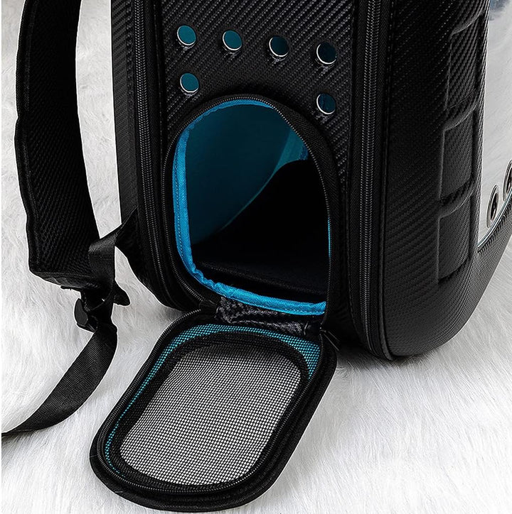 Red Portable Pet Carry Bag - Large Capacity Space Capsule for Cats & Dogs - Ideal for Outdoor Adventures