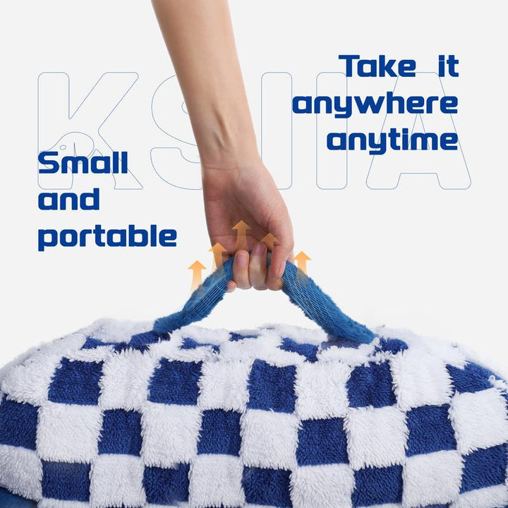 Luxurious Orthopedic Portable Pet Sofa - Stylish Jacquard Brushed Polyester & Anti-Slip Design