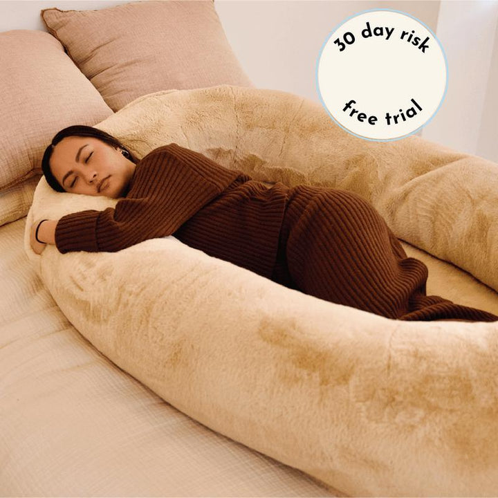 Plufl World'S First HUMAN DOG BED - Premium Adult Sized Bed for Relaxation - as Seen on Shark Tank