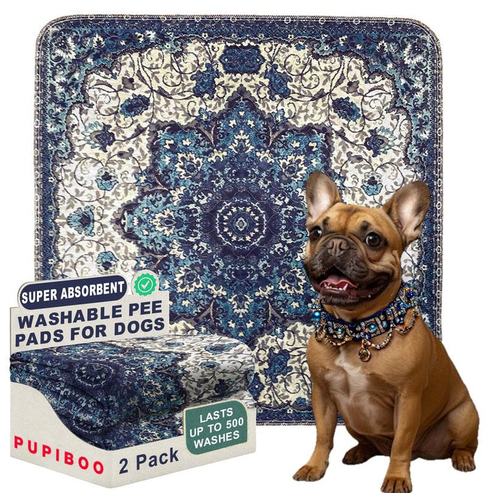 PUPIBOO Eco-Friendly Washable Dog Pee Pads - Affordable Indoor Potty Solution for Dogs, Cats, and Small Pets!